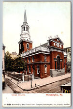 Cartão postal Christ Church Filadélfia, Pensilvânia G6 comprar usado  Enviando para Brazil