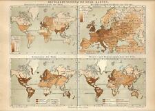 Carta geografica antica usato  Lecco