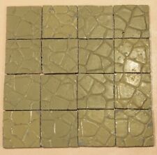 BRITAINS LEAD FLORAL GARDEN CRAZY PAVING 16 PIECES TILES paving slabs for sale  Shipping to South Africa