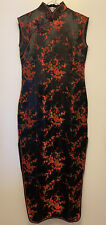 Floral satin qipao for sale  Forest Hills