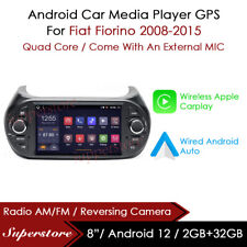 8” Android 12 CarPlay Auto carro estéreo unidade principal GPS para Fiat Fiorino 2008-2015  comprar usado  Enviando para Brazil