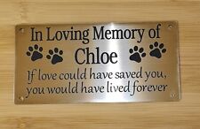 Personalised pet memorial for sale  FROME