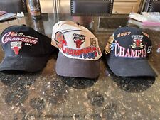 Chicago Bulls 96 97 98 Championship Official Locker Room Vintage Adjustable Hat for sale  Shipping to South Africa