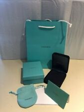 Collar/caja colgante negro Tiffany & Co con caja azul exterior, bolsa, bolso y tarjeta. segunda mano  Embacar hacia Argentina