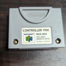 Cartão de memória oficial Nintendo 64 N64 Controller Pak NUS-004 FABRICANTE DE EQUIPAMENTO ORIGINAL - Testado e funciona, usado comprar usado  Enviando para Brazil