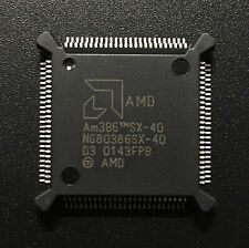 Używany, AMD AM386SX-40 CPU NG80386SX-40 Vintage 386 Procesor X86 40MHz QFP100 NOS na sprzedaż  Wysyłka do Poland