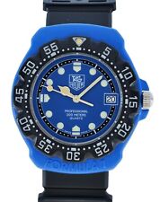 Relógio masculino Tag Heuer 35mm Formula 1 F1 profissional azul/preto ref: 381.513/1! comprar usado  Enviando para Brazil