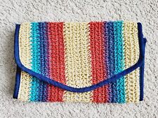 Rainbow crochet clutch for sale  Shipping to Ireland
