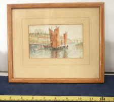 Vintage small watercolour for sale  SOUTH QUEENSFERRY