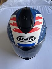 HJC C70 KORO WHITE BLUE RED FULL FACE MOTORCYCLE HELMET for sale  Shipping to South Africa