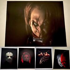 Lote de filmes de terror 8 X 10 - Chucky Freddy Michael Jason Pennywise comprar usado  Enviando para Brazil