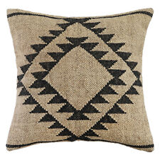Used, Throw Pillow Square Jute Wool 18" Inches Handmade Kilim Home Decor Cushion Cover for sale  Shipping to South Africa