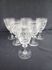 Crystal wine glasses d'occasion  Expédié en Belgium