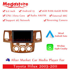 9" Octa Core Android 13 carro não DVD reprodutor de mídia GPS para Toyota Hilux 2005-2011 comprar usado  Enviando para Brazil