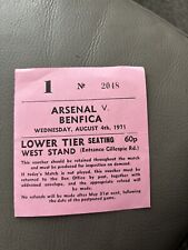 Arsenal benfica challenge for sale  CHESTER