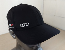 Boné/chapéu de beisebol ajustável logotipo ADIDAS AUDI RINGS, PRETO, GOLS DRIVE PROGRESS, usado comprar usado  Enviando para Brazil