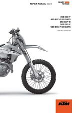 KTM Service Workshop Shop Manual Book 2023 500 EXC‑F US for sale  Shipping to South Africa