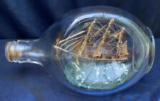 Used, Glass Ship in a Haig Dimpled Bottle 8 x 5 Inch for sale  Shipping to Ireland