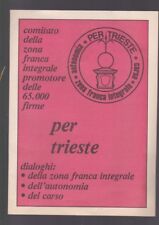 Comitato zona franca usato  Trieste