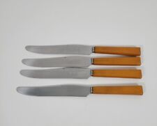 Lote de 4 facas vintage B Thomas & Co Makers Sheffield aço inoxidável baquelite comprar usado  Enviando para Brazil