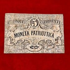 Banconota moneta patriottica usato  Siena