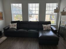 Sectional sofa leather for sale  Hanover