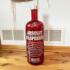 Garrafa de vidro rara vintage extra grande Absolut Raspberri vodka comprar usado  Enviando para Brazil