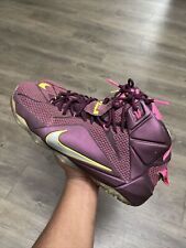 Usado, Zapatos de baloncesto Nike LeBron James XII doble hélice 684593-607 para hombre 13 segunda mano  Embacar hacia Mexico