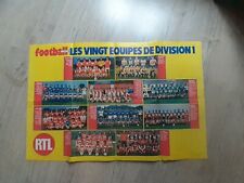 Ancien poster football d'occasion  Chaumont