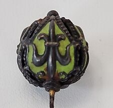 Antique hatpin green for sale  Shipping to Ireland