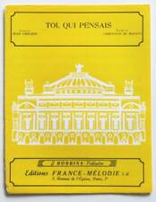 Partition vintage sheet d'occasion  Paris XI