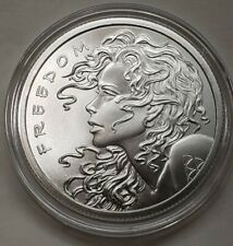 Moneda redonda de plata Silver Shield BU Freedom Girl 2018 de 1 oz segunda mano  Embacar hacia Mexico