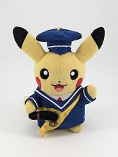 Peluche Pokemon Center Graduación Pikachu 8" 2016 con Diploma, Gorra y Vestido Graduado, usado segunda mano  Embacar hacia Argentina
