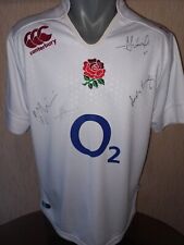 Canterbury England 2014/2015 rugby autographed signed jersey shirt (Size L) for sale  Shipping to South Africa