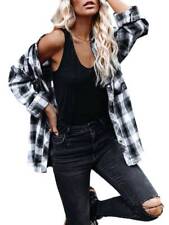 Womens casual plaid for sale  USA