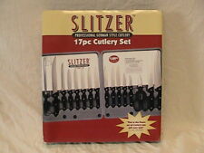1 NEW SLITZER PROFESSIONAL GERMAN STYLE 17 PIECE CUTLERY SET for sale  Shipping to South Africa