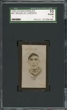 1923-24 Nacionales Cigarros Negro League Baseball #47 Rogelio Crespo SGC 1 comprar usado  Enviando para Brazil