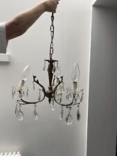 Three light chandelier for sale  LONDON