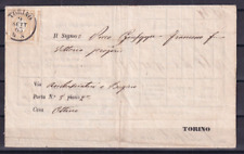 Regno 1863 lettera usato  Sannicandro Di Bari