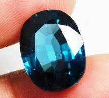 Used, CERTIFIED 11.60 Ct Natural Brazilian Indicolite Tourmaline Oval Cut Loose Gem for sale  Shipping to South Africa