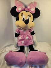 "Tienda Disney Minnie Mouse Vestido Grande de Puntos Rosa Muñeca de Peluche Animal de Peluche Juguete 27""" segunda mano  Embacar hacia Mexico