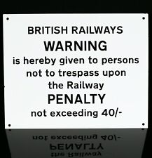 British railways penalty for sale  CHERTSEY