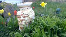 Vintage Ceramic White Elephant Garden Stool Lawn Plant Stand for sale  Shipping to South Africa