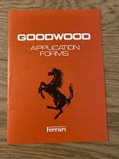Ferrari goodwood application d'occasion  Cran-Gevrier