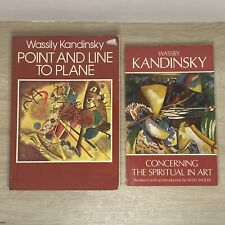 Lote de 2 libros de pintura artística de Wassily Kandinsky 1977 y 1979 segunda mano  Embacar hacia Argentina