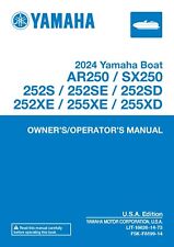 Yamaha OWNER’S/OPERATOR’S MANUAL Book Guide 2024 Yamaha Boat AR250 for sale  Shipping to South Africa