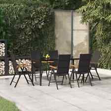 qiangxing 7 Piece Patio Dining Set  Dining Table Set Patio Table and Chairs H2F1 for sale  Shipping to South Africa