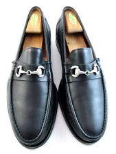 Mocassim masculino Allen Edmonds "AREZZO" couro italiano bit 13 D preto (173N), usado comprar usado  Enviando para Brazil