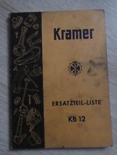 Kramer schlepper kb12 gebraucht kaufen  Recke