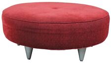 Round red upholstered for sale  Dayton